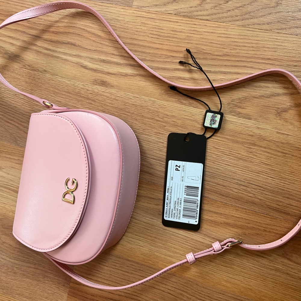 Authentic Dolce & Gabanna Girls Crossbody Bag (Pink)